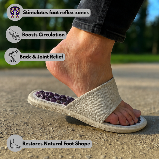 Amethyst reflexology slides