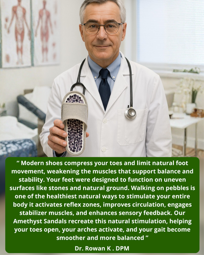 Amethyst reflexology slides